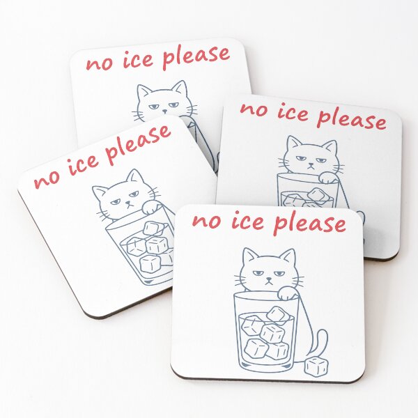 Item preview, No ICE Please Cat designed and sold by turkey1200.