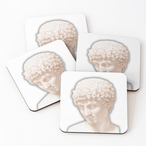 Item preview, Vintage Portrait Drawing | Apollo's Head designed and sold by UBU-space.