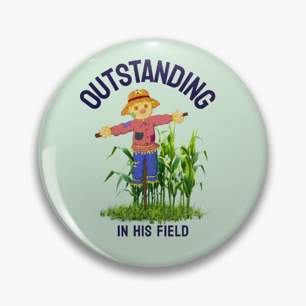 Item preview, Outstanding in His Field funny scarecrow gag gift designed and sold by Rockyctees.