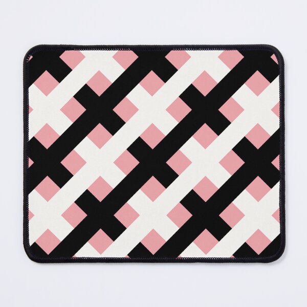 Item preview, Black and White Lattice Peach Background  designed and sold by AloraDawnEve.