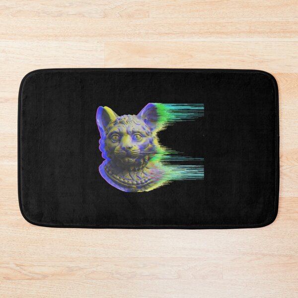 Item preview, Glitch Art Cat Statue Y2K designed and sold by muqnwbdjlyi98.