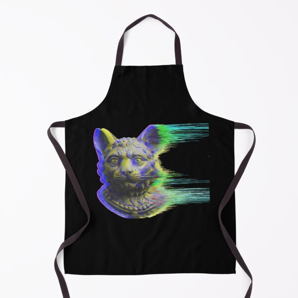 Item preview, Glitch Art Cat Statue Y2K designed and sold by muqnwbdjlyi98.
