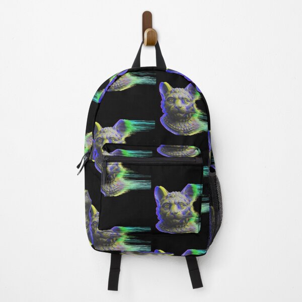 Item preview, Glitch Art Cat Statue Y2K designed and sold by muqnwbdjlyi98.