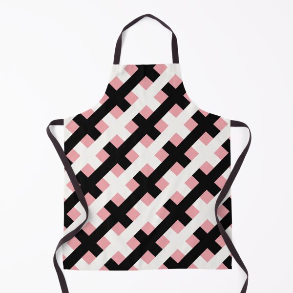 Item preview, Black and White Lattice Peach Background  designed and sold by AloraDawnEve.