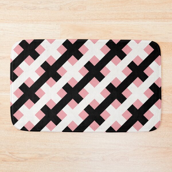 Item preview, Black and White Lattice Peach Background  designed and sold by AloraDawnEve.
