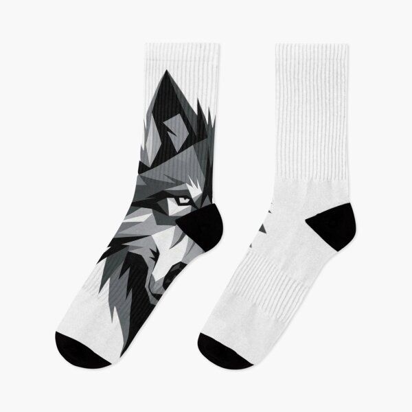 Item preview, Geometric Wolf Head - Modern Low Poly Animal Art designed and sold by Mr-wow.