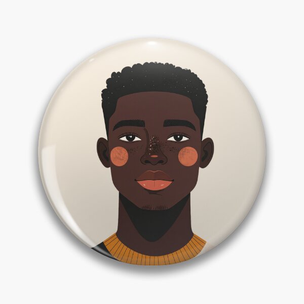 Item preview, Elio – Modern Warm Portrait Illustration designed and sold by yara.lahdo.