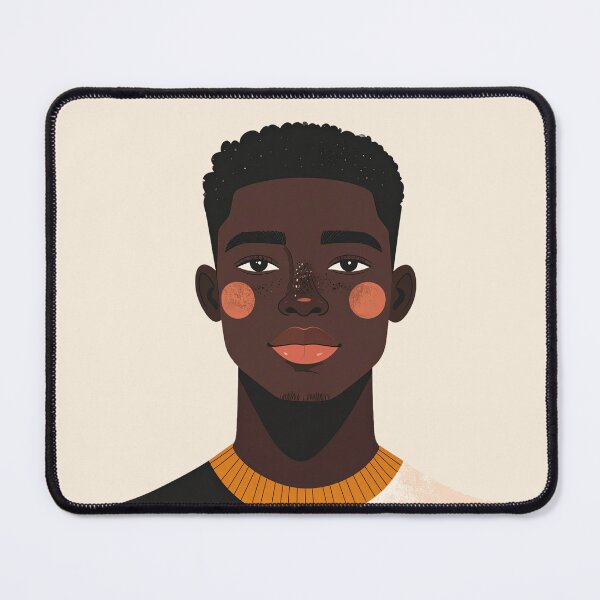 Item preview, Elio – Modern Warm Portrait Illustration designed and sold by yara.lahdo.