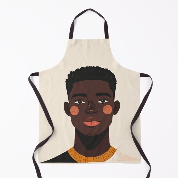 Item preview, Elio – Modern Warm Portrait Illustration designed and sold by yara.lahdo.