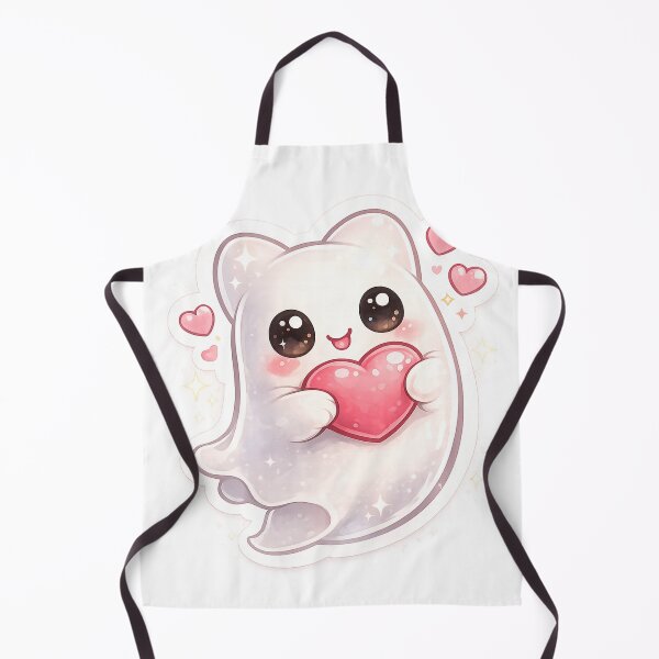 Item preview, Cute Love Ghost PNG, Kawaii Valentine Ghost Holding Heart, Pastel Spooky Romantic Sticker Design, Printable T Shirt Graphic designed and sold by AestheticLoveArt.