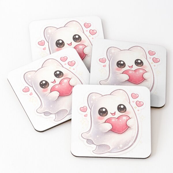 Item preview, Cute Love Ghost PNG, Kawaii Valentine Ghost Holding Heart, Pastel Spooky Romantic Sticker Design, Printable T Shirt Graphic designed and sold by AestheticLoveArt.