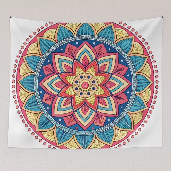 Artikelvorschau, Intricate Bohemian Mandala Design - Sacred Geometry Zen Floral Pattern entworfen und verkauft von Anime9122.