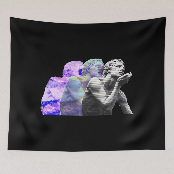 Item preview, Vaporwave Classical Statue Glitch designed and sold by muqnwbdjlyi98.