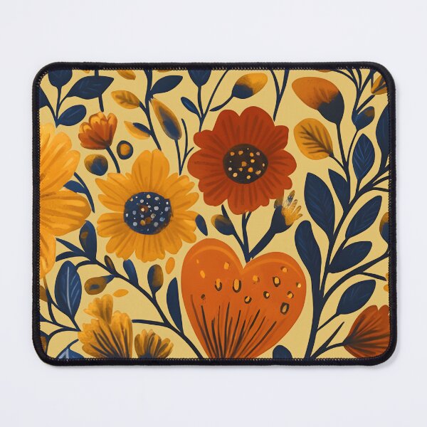 Item preview, Heart №35 Heart Shaped Bouquet of Golden Autumn Flowers designed and sold by SyberGen.