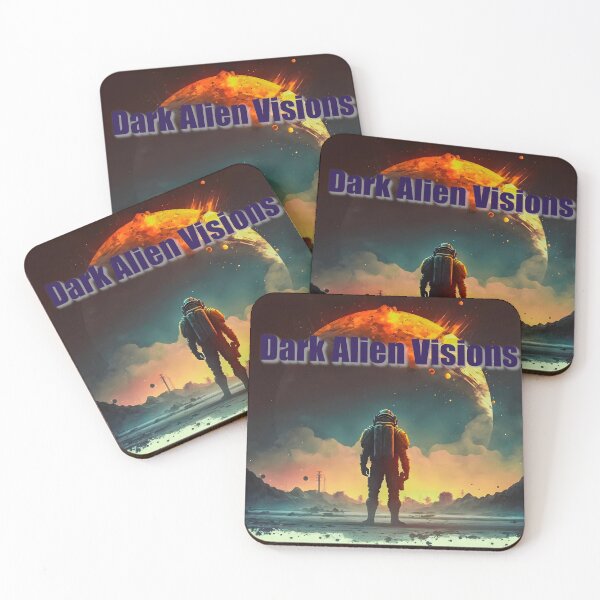 Item preview, Dark Alien Visions Planet designed and sold by Hulabloom.