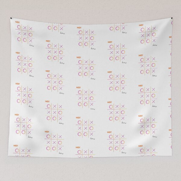 Item preview, Tic Tac Toe pattern designed and sold by redsamm.