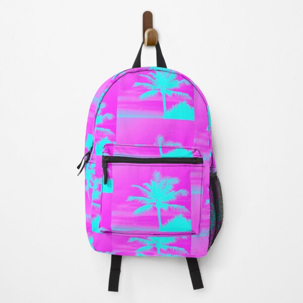 Item preview, Bali Sunset Palm - Neon Purple designed and sold by Ink & Print Store .