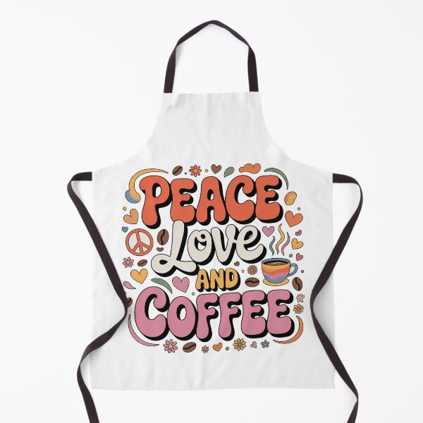 Item preview, Peace Love And Coffee, Love Peace And Coffee designed and sold by graphic-genie.