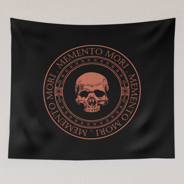Item preview, Memento Mori Rust Skull Logo designed and sold by muqnwbdjlyi98.