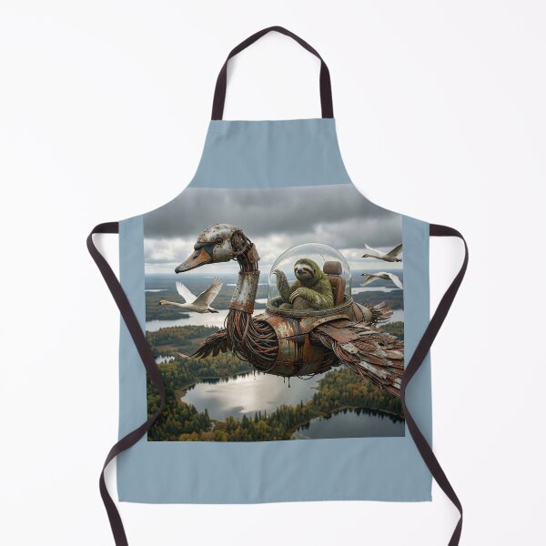 Item preview, Sloth Flies with Swans designed and sold by Tridentulus.