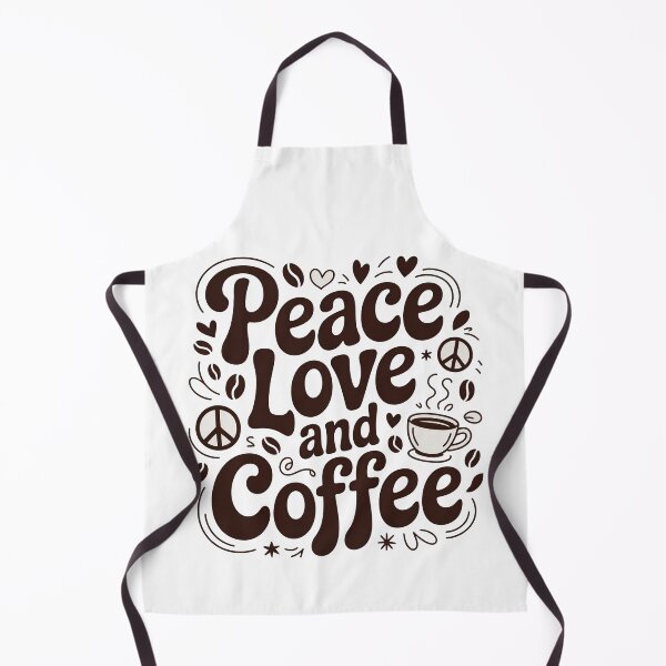 Item preview, Peace Love And Coffee, Love Peace And Coffee designed and sold by graphic-genie.