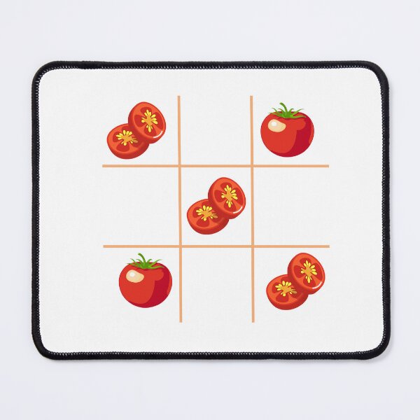 Item preview, Tic Tac Toe Apple & Tomato Pattern designed and sold by redsamm.