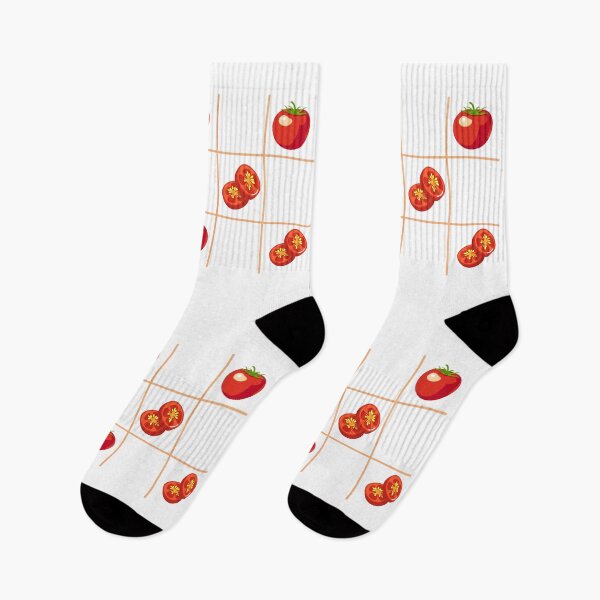 Item preview,  Tic Tac Toe Apple & Tomato Pattern designed and sold by redsamm.