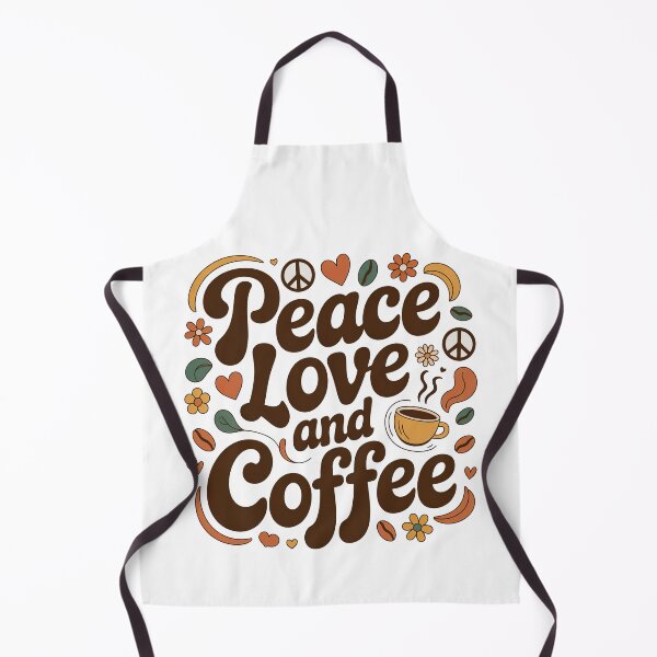Item preview, Peace Love And Coffee, Love Peace And Coffee designed and sold by graphic-genie.
