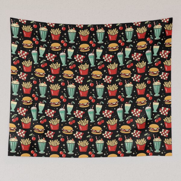 Item preview, Vintage 1950s American Diner Food  designed and sold by American Spirit.