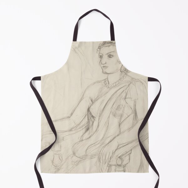 Item preview, Circe 8 by Henri Matisse: Elegant Line Portrait Fine Art Print designed and sold by artofuniverse.