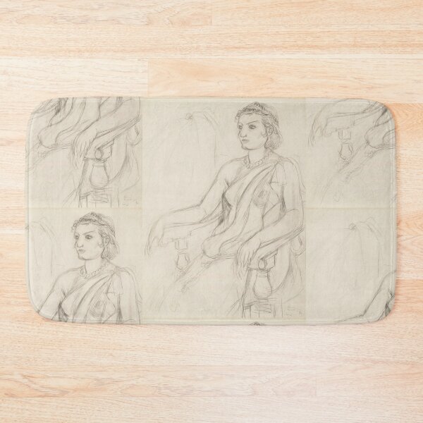 Item preview, Circe 8 by Henri Matisse: Elegant Line Portrait Fine Art Print designed and sold by artofuniverse.