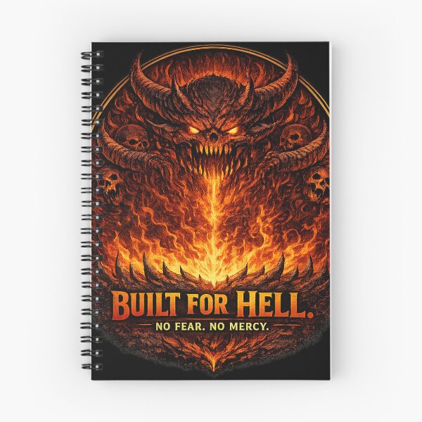 Item preview, Fierce Demon Flames T-shirt Design | Heavy Metal Art designed and sold by DogLord.