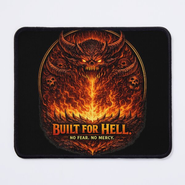 Item preview, Fierce Demon Flames T-shirt Design | Heavy Metal Art designed and sold by DogLord.