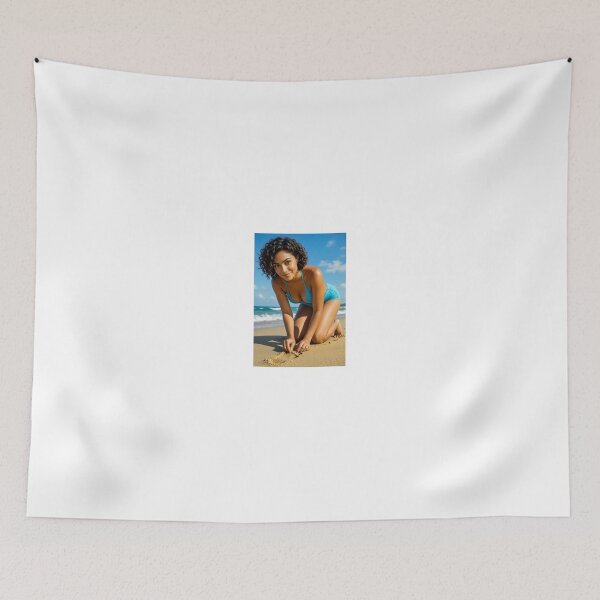 Item preview, sarah azure bikini on sunny beach designed and sold by CathryneDelamort.