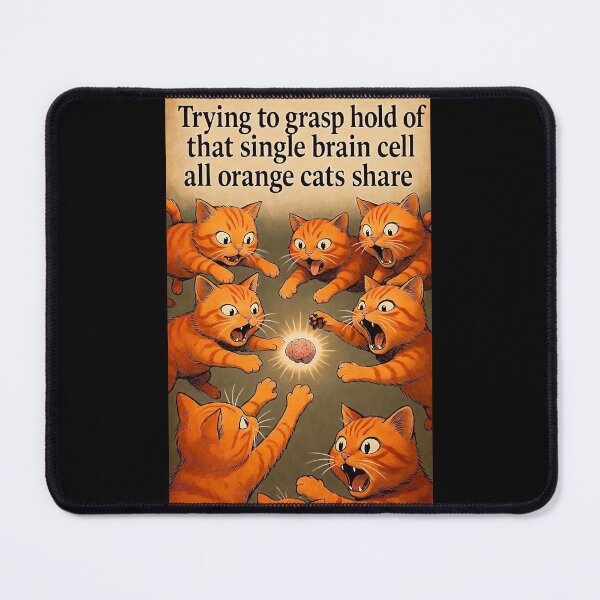 Item preview, Orange Cats Single Brain Cell - Share a Single Brain Cell 4 of 4 designed and sold by Beachy.