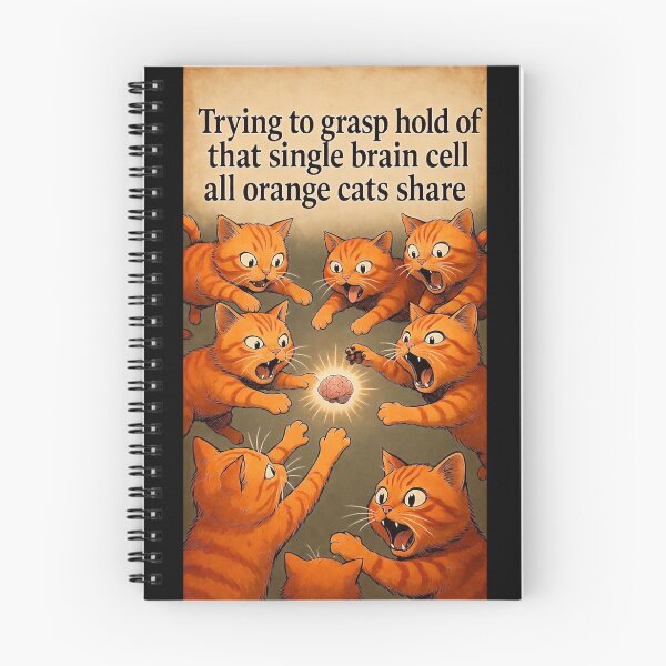 Item preview, Orange Cats Single Brain Cell - Share a Single Brain Cell 4 of 4 designed and sold by Beachy.