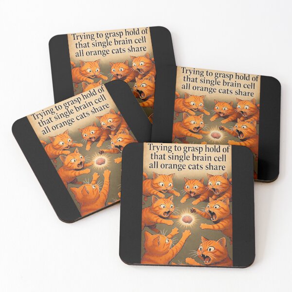 Item preview, Orange Cats Single Brain Cell - Share a Single Brain Cell 4 of 4 designed and sold by Beachy.