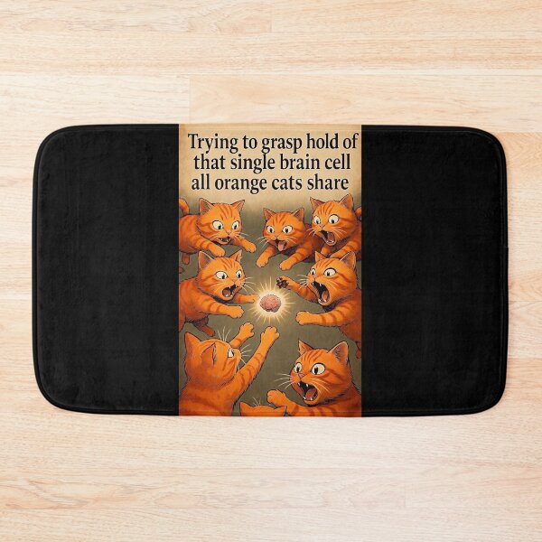 Item preview, Orange Cats Single Brain Cell - Share a Single Brain Cell 4 of 4 designed and sold by Beachy.