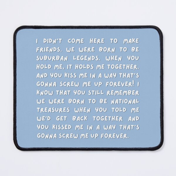 Item preview, Suburban Legends Lyrics - Taylor Swift designed and sold by whygracie.