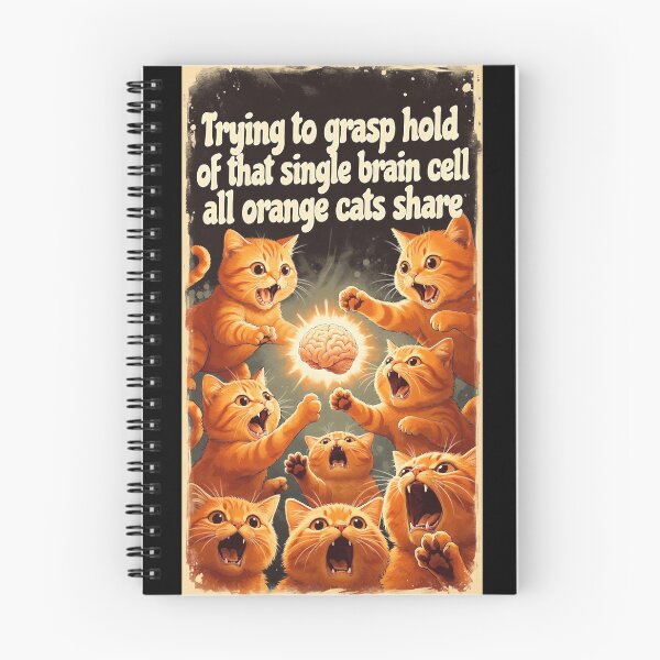 Item preview, Orange Cats Single Brain Cell - Share a Single Brain Cell 3 of 4 designed and sold by Beachy.
