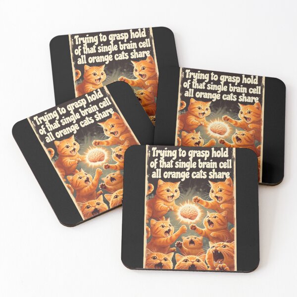 Item preview, Orange Cats Single Brain Cell - Share a Single Brain Cell 3 of 4 designed and sold by Beachy.
