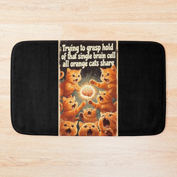 Item preview, Orange Cats Single Brain Cell - Share a Single Brain Cell 3 of 4 designed and sold by Beachy.