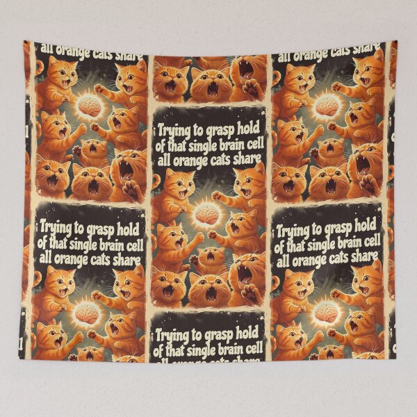 Item preview, Orange Cats Single Brain Cell - Share a Single Brain Cell 3 of 4 designed and sold by Beachy.