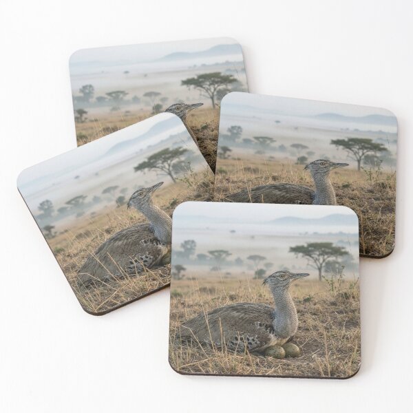 Item preview, Kori Bustard on African Savannah designed and sold by Tridentulus.