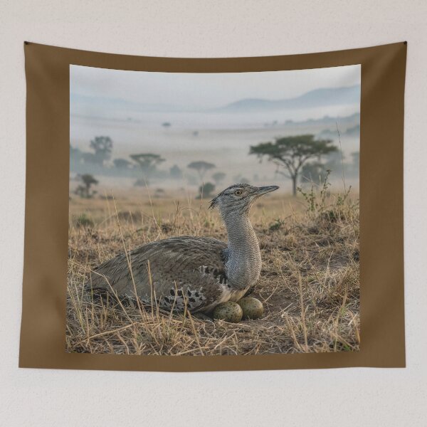 Item preview, Kori Bustard on African Savannah designed and sold by Tridentulus.