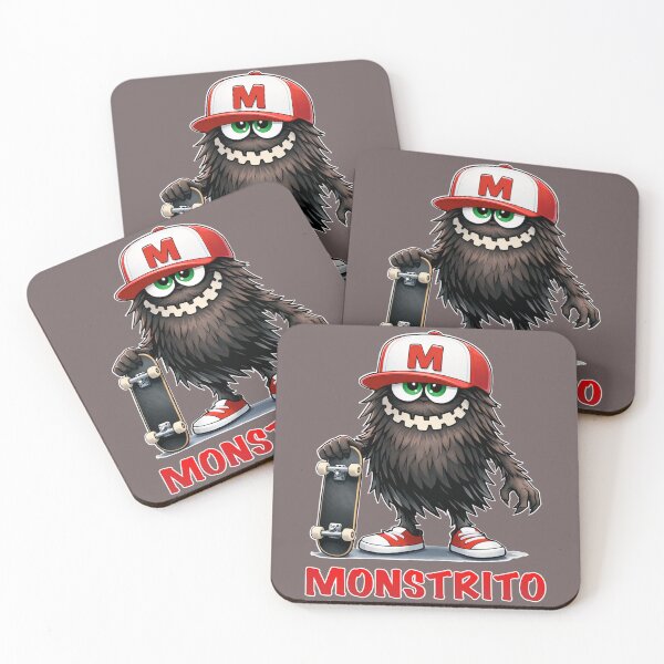 Item preview, Little skater Monster  designed and sold by MONSTRITO.