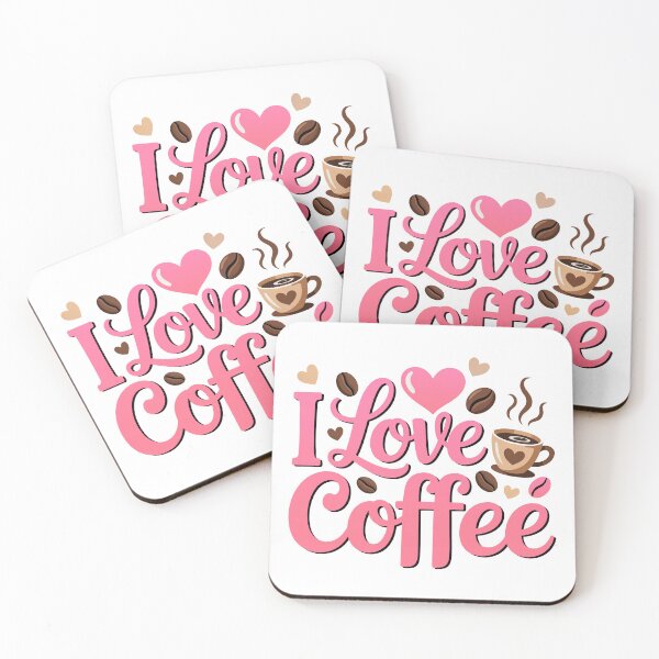 Item preview, I Love Coffee, Coffee Lover designed and sold by graphic-genie.