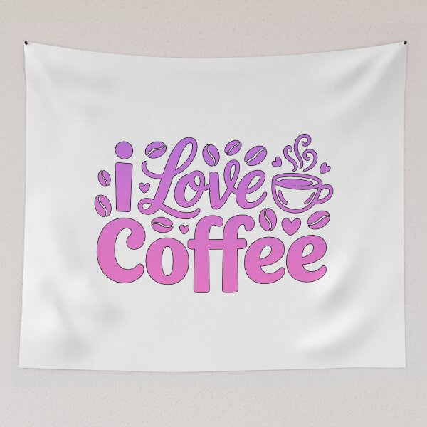 Item preview, I Love Coffee, Coffee Lover designed and sold by graphic-genie.