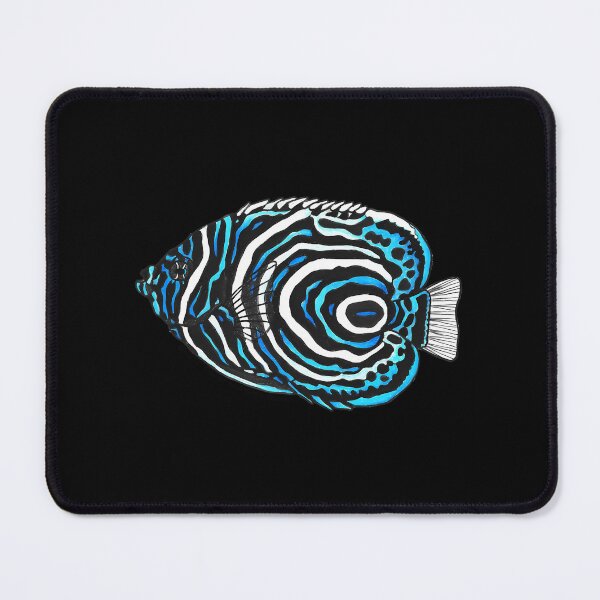 Item preview, Juvenile Emperor Angelfish Art designed and sold by wcnrezcdjb37.