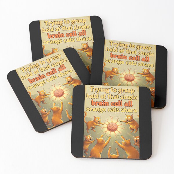 Item preview, Orange Cats Single Brain Cell - Share a Single Brain Cell 1 of 4 designed and sold by Beachy.